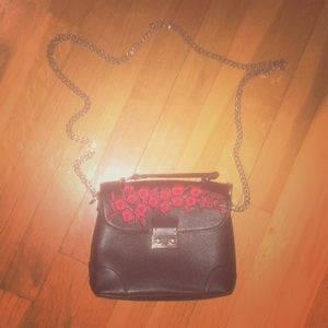 Embroidered Crossbody Bag